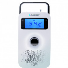 Blaupunkt Portable Radio PP10WH, FM PLL SD/USB/AUX with battery, white foto