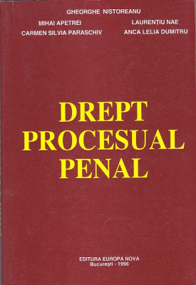 GHEORGHE NISTOREANU -DREPT PROCESUAL PENAL foto