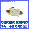BEC AUTO LED LEDURI - SOFIT FESTOON C5W - 36 mm 16 SMD - PLAFONIERA, NUMAR, Universal