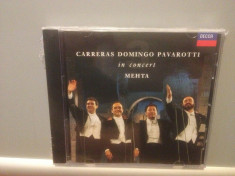 CARRERAS/DOMINGO/PAVAROTTI in CONCERT (1990/DECCA REC/GERMANY ) - CD NOU/SIGILAT foto