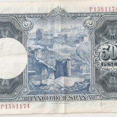 SPANIA 500 PESETAS 1954 XF