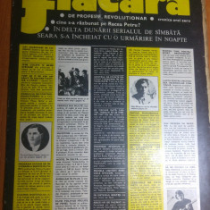 revista flacara 6 aprilie 1974-articolul " de profesie revolutionar "