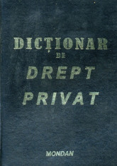 Mircea Dutu - Dictionar de drept privat - 522984 foto