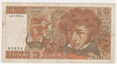 FRANTA 10 franci 3 iulie 1975 foto