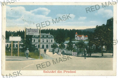 659 - PREDEAL, Brasov - old postcard - used - 1918 foto