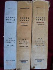 Constantin Ratescu - Codul penal, vol. 1, 2, 3 - 352855 foto