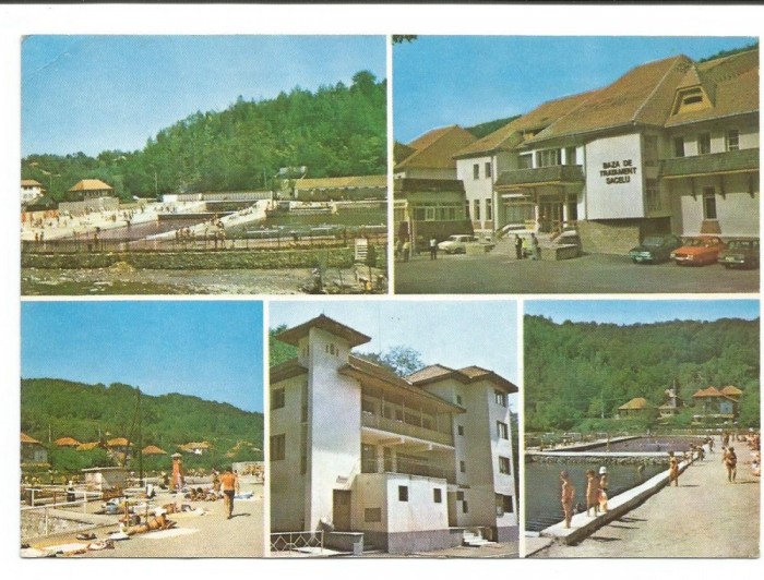 @carte postala(marca fixa) -GORJ -Baile Sacelu