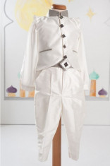 Costum baieti Printul Ali (Culoare: alb, Imbracaminte pentru varsta: 3 ani - 98 cm) foto