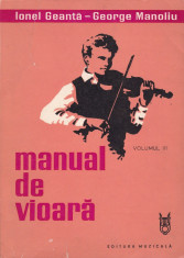 Ionel Geanta - Manual de vioara, vol. 3 - 512359 foto