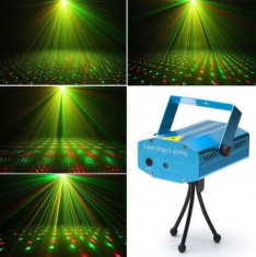 Multi-Mode 100mW Red+Green Laser Show Stage Lighting 05086 foto