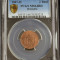 ROMANIA - 2 BANI 1867 HEATON - MS 64 RD PCGS - PROOF - RAR - MONEDA DE COLECTIE