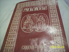 proloagele- volumul II- craiova 1991 foto