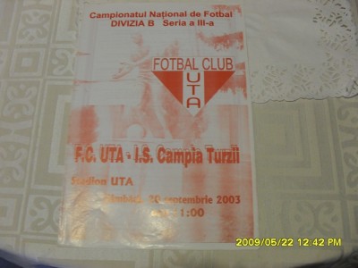 program UTA - Ind.S.C. Turzii foto