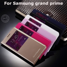 Husa flip cover s-view pentru Samsung Galaxy Grand Prime G530 G530H G5306W G5308 foto