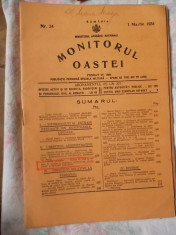 MONITORUL OASTEI-NR.34-1 MARTIE 1934 foto