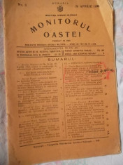 MONITORUL OASTEI -NR.3 -20 APRILIE 1933 foto