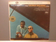 NAT KING COLE SINGS/G.SHEARING QUINTET PLAYS(1962/CAPITOL REC/USA) - Vinil/Vinyl foto