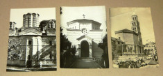 Biserici -pitoresc - set /lot 3 vederi vechi -Iugoslavia- 2+1 gratis - RBK11961 foto