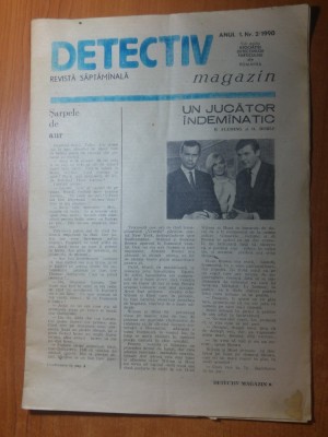 revista detectiv anul 1/nr. 2/1990 foto