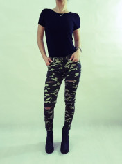 Blugi Dama Zara Fashion Army - Model SlimFit - Cod Produs 6206 foto