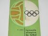 Carte fotbal &quot;TURNEELE OLIMPICE DE FOTBAL&quot; de Fr.Moises