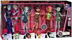 Set 5 papusi Monster High: Sloman,Lagoona, Cleo, Gilda, Scarah-Okazie!! foto