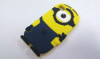 Husa silicon MINION Iphone 6 4,7&quot; antisoc + folie protectie ecran, iPhone 7/8, Galben, Apple