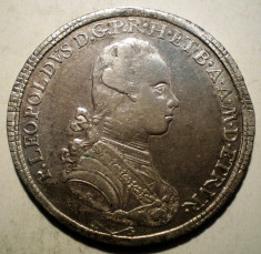 G.278 ITALIA TOSCANA LEOPOLD FRANCESCONE 10 PAOLI 1777 ARGINT 27,3g foto