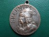 Medalie franceza Brennus Vercingetorix, masiva, gravura semnata Defer, Europa