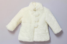 Haina blanita Snow Bunny (Culoare: alb, Imbracaminte pentru varsta: 0 - 1 luni - 56 cm) foto