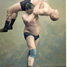 SPORT: Lupte - Wrestling, Raphael Tuck & Sons, 6 CARTI POSTALE