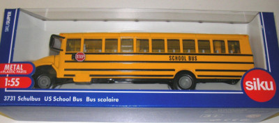 Macheta Autobuz US School bus - SIKU - scara 1:55 foto