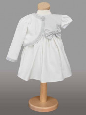 Haine copii botez - rochita si bolero Sofia (Culoare: alb, Imbracaminte pentru varsta: 3 - 6 luni - 68 cm) foto