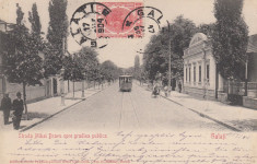 GALATI STRADA MIHAI BRAVU SPRE GRADINA PUBLICA TCV CLASICA CIRCULATA 1904 foto