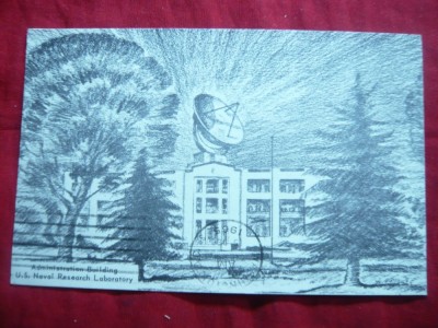 Carte Postala Ilustrata US Naval Research Laboratory trimisa in Romania 1965 foto
