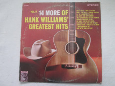 Hank Williams ?? 14 More Of Hank Williams&amp;#039; Greatest Hits Vol. II _ vinyl(LP) SUA foto