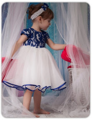 Rochita fete Blue Lace (Culoare: lavanda, Imbracaminte pentru varsta: 3 luni - 62 cm) foto