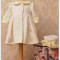 Palton fete Lemon (Culoare: ivoire, Imbracaminte pentru varsta: 5 ani - 110 cm)