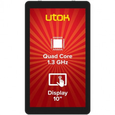 UTOK Tableta UTOK 1050Q, LCD 10.1 inch, CPU Quad-Core 1.3 GHz, 1GB RAM, 8GB Flash, Wi-Fi, Android 5.1, Black foto
