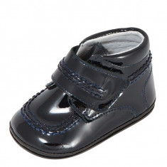 Ghetute bleumarin din lac 19 (11 cm) Leon Shoes foto