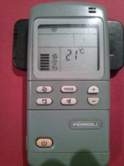 telecomanda aer conditionat FEROLLI ,model mai vechi foto