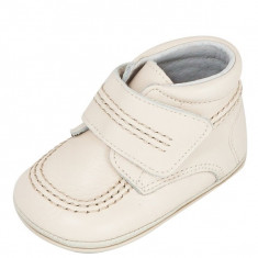 Ghetute crem din piele 18 (10.5 cm) Leon Shoes foto