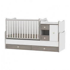 Mobilier transformabil Mini Max White/Coffee Lorelli foto