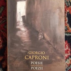 Giorgio Caproni POESIE / POEZII ed. bilingva italiana - romana