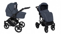 Carucior 3 in 1 Pascal 208 Black (Bleumarin) Bebetto foto