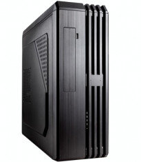 Carcasa Chieftec Uni Series UC-02B-OP, mini Tower, neagra, fara sursa foto