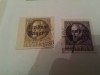 Gemania/bayern 1919 ludwig/ 2 v.nedantelate stampilate/63 euro, Stampilat