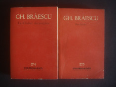 GH. BRAESCU - LA CLUBUL DECAVATILOR * AMINTIRI 2 volume foto