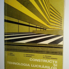 Constructii si tehnologia lucrarilor de constructii pt. an III sc. de maistrii