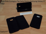 Husa Piele Ecologica TIp Carte Pentru Samsung Galaxy S7 Edge